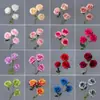 Rosa Búlgara Tres Cabezas Seda Artificial Flor Falsa Decoración Cascada de Rosas Pared Boda Flor Artificial Salón de Bodas