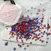 Tamaño Mixto 3-10mm Perla de Imitación de Plástico Semicírculo Diamante Decoración de Arte de Uñas Resina Parche Cuentas Accesorios de Joyería DIY