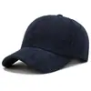Gorra de Béisbol Otoño e Invierno para Hombres y Mujeres, Pana, Color Liso, Gorro Cálido, Protección contra el Frío Primavera y Otoño, Gorra de Pana Rayada con Visera de Pato, Tendencia Transfronteriza