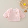 Invierno Nuevo Bebé Recién Nacido Cálido Ropa Media Espalda Fruta Ropa Media Espalda Suave Agradable para la Piel Ropa Media Espalda Ropa de Bebé