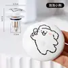 Pia de Lavar com Padrão de Desenho Animado Pia de Banheiro Plugue à Prova de Vazamento Núcleo Pop-Up Tipo Pressão Tubo de Dreno Rolha Anti-Odor