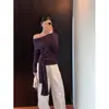 ¡Llegó! Nuevo top estilo otoño chic francés con cintura de corbata, favorecedor y que ilumina, perfecto para principios de otoño