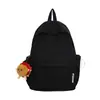Mochila de Color Sólido Estilo Japonés para Niñas, Bolso Escolar Simple Estilo Campus para Estudiantes Viajeros, Bolso Casual de Gran Capacidad para Viajes para Niñas