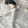 Meias Sexy com Abertura na Virilha para Provocar e Seduzir na Cama, Meias Arrasto de Rede Rasgáveis, Meiasliga de Tamanho Grande para Mulheres