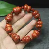 Pulseira de Cabaceira Gorda de Madeira Pulseira de Wengê Contas de Buda Fu Lu Acessórios da Moda para Homens e Mulheres Contas de Oração Presente Atacado