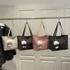Bolsa Tote Estampada Versátil, Moderna e Elegante para Mulheres, Grande Capacidade, Sensação de Luxo, Nicho, Leve, Bolsa de Ombro Novo Estilo