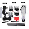 Kemei Cortadora de Cabello Km-706Z Alta Potencia Duración de Batería Ultralarga Eléctrica Corte de Cabello Salón Hogar Tallado Cortadora Eléctrica