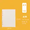 Em estoque fabricantes A8A7A6A5B5A4 notebook M5 grade linha horizontal em branco página interna de folhas soltas manual núcleo de reposição