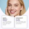 Oralhoe Morado Pluma para Cuidado Dental Limpieza Suave de Dientes Blanqueamiento Natural Portátil Pluma de Cuidado Diario