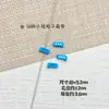Aleación Gelatina Dos Tonos Corazón Cuentas Dulce Cuadrado Cuentas Sueltas Hecho a Mano DIY Cadena de Teléfono Móvil Material Accesorios Mayoreo