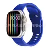 Adequado para pulseira de silicone monocromática com fivela quadrada wave para Apple Watch apple watch8/SE/7/6/5/4/32