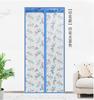 Cortina de puerta suave de plástico transparente, magnética, para aire acondicionado, resistente al viento, aislante térmico, a prueba de mosquitos, para cocina, a prueba de aceite y a prueba de humo.