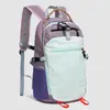 Mochila casual para exteriores, bolsa de viaje deportiva para distancias cortas, mochila de montañismo vintage de gran capacidad, mochila escolar versátil de bloques de color