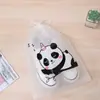 Bolsa de Viagem com Cordão Desenho Animado Fofa Translúcida Fosca à Prova de Poeira e Umidade Bolsa para Guardar Sapatos Portátil