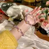 Cristal Natural Ametista, Cristal Branco, Cristal Amarelo, Cristal Morango, Cristal Branco Lapidado, Pulseira Colorida, Joia de Mão Estilo Fada
