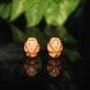 Suministro al por mayor de Cuentas Talladas de Jade Blanco Antiguo de la Dinastía Qing, Cuentas Sueltas, Accesorios, Cuentas Antiguas, Colección de Cuentas Antiguas, Jade Blanco (Wengzhong)