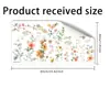 Adesivos de Parede Florais em Aquarela Autoadesivos Galhos de Flores Delicados Decalques de Flores Adesivos Decorativos Removíveis para Sala de Estar Quarto Vitrines