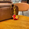 Chaveiro de Ano Novo 2026 Fique Rico Criativo Desenho Animado Cavalo do Zodíaco Pingente de Chave Pingente de Bolsa Pequeno Presente