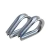 Arneses con funda de aluminio Tubo de aluminio en forma de 8 Hebilla de anillo de corazón de pollo de acero inoxidable 304 Hebilla especial para cable de acero Collar de doble orificio