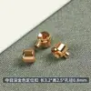 Cobre banhado a ouro 18k pulseira e colar DIY materiais de miçangas artesanais fecho em U fecho de ponta conta de posicionamento fecho acessórios