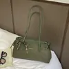 Bolsa de ombro grande de cor sólida retrô estilo coreano, nova tendência 2026 para trabalho e deslocamento, bolsa de mão tote personalizada