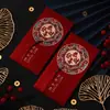 Sobre rojo tridimensional de alta calidad, esmerilado, engrosado, papel duro, sobre rojo con borla de mil yuanes, bolsa de regalo de agradecimiento, gran suerte y prosperidad, sobre rojo de Año Nuevo Chino