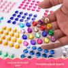 10*14mm 20 Gota d'Água Colorido Autoadesivo Acrílico DIY Adesivos de Diamante Coração Feminino Acessórios Adesivos para Capa de Celular