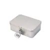 Caixas de Folha de Flandres Personalizadas, Caixas Cegas Personalizadas com Senha, Caixas de Metal Quadradas com Tampa Articulada e Trava para Crianças, Embalagens de Lata