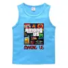 Conejo de Fuego 2023 Verano Chaleco Infantil Algodón Coreano Casual Camiseta Base Absorbente de Sudor Caramelo Camiseta Interior sin Mangas para Niños