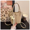 Bolso de mano de estilo coreano inspirado en Instagram para mujer, nuevo modelo primavera 2026, elegante bolso cruzado tipo cubo para el día a día