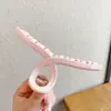 2026 Novo Modelo Simples Versátil Presilha de Garra Fosca Elegante Acessório de Cabelo para Coque Presilha Tubarão Grampo de Cabelo Tendência Acessório de Cabeça