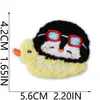 Patches de Pinguim Termocolantes com Textura Macia e Cêrea, com Designs Divertidos para Roupas Infantis, Moletons, Jaquetas e Patches Decorativos Criativos para Malas