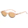 Gafas de Sol Ovaladas Pequeñas Estilo Europeo y Americano 2026 para Mujer, Gafas de Moda de Gama Alta para Caras Pequeñas, Gafas de Sol Cat-Eye de Moda