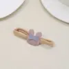 Accesorios para el Cabello de Conejito Dibujos Animados para Niños Estilo Nuevo Transfronterizo Europeos y Americanos Bebé Hechos a Mano Lazo Pequeño Elástico de Nylon Diadema Fina para el Cabello