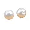 Cuentas Sueltas de ABS Imitación Perla de Alto Brillo con Agujeros para Manualidades Joyería de Perlas Sueltas Materiales para Joyería Accesorios Semi-Terminados Joyería