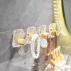 Gancho de roupa de acrílico sem furos gancho de roupa toalha de banho atrás da porta gancho de casaco cozinha e banheiro gancho adesivo