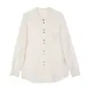 Ropa Zhengqite/Suéter de Punto Estilo Camisa con Botones 25% Lana Cuello Polo Suéter Holgado Tipo Chaqueta para Mujer