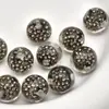 Cuentas de Bola Coloridas de Diamante Completo de 16 mm, Cuentas Shambala con Agujero Recto, Colgante para Mochila, Accesorios de Joyería DIY para Pulseras