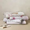 2025 Nuevo Edredón de Verano Enfriador de Lyocell Tencel para Dormir Desnudo Sedoso Edredón de Aire Acondicionado Lavable a Máquina Juego de Edredón Delgado de Cuatro Piezas