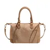 Bolso de Mano de Moda Retro para Mujer 2026 Nuevo Otoño/Invierno Textura de Gamuza Bolso de Hombro Gran Capacidad Bolso Cruzado para Viajar