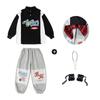 Roupas de performance de hip hop infantil, meninos, estilo hip hop, camisa polo, roupas infantis bonitas, terno de dança de rua, roupas da moda infantil para meninas