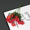 Flores Artificiales de Crisantemo Pequeño al por Mayor para Decoración de Jardín, Flores Falsas para Proyectos Exteriores, Arreglo de Escenas, Macizos de Flores, Crisantemos Pequeños Silvestres