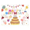 Telón de Fondo de Cumpleaños para Comercio Electrónico Transfronterizo 2026 Modelo Nuevo Telón de Fondo de Cumpleaños Fiesta Decoración de Cumpleaños de Bebé Tapiz Venta al por Mayor