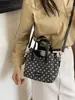 Bolsa fofa de bolinhas estilo coreano 2026 novo modelo bolsa dopamina para meninas, bolsa de ombro e transversal de alto valor estético