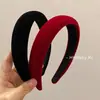 Diadema de Terciopelo Esponjoso con Calavera Alta Estilo Retro Diadema Francesa de Ala Ancha Nueva Diadema Otoño e Invierno 2023