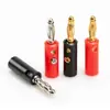 Liga de Zinco Tipo Lanterna Furo Duplo Horizontal Plugue de Teste para Multímetro Adaptador para Alto-falante Plugue Banana de 4mm