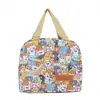 Bolsa de Almuerzo Impermeable de Tela Oxford Engrosada, Bolso Pequeño de Tela Floral, Bolso Pequeño de Mano, Lonchera, Bolso Casual para Mujer con Aislamiento para Arroz