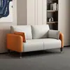 Sofá de tela técnica para sala de estar, apartamento pequeño, diseño moderno simple, lujo ligero, adecuado para dormitorio, casa de alquiler, de dos plazas, de tres plazas, tienda de ropa