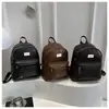 Mochila de Nicho Versión Coreana para Mujer 2025 Nueva Moderna Retro Casual Versátil Bolsa Escolar Mochila de Viaje para Estudiante
