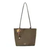 Bolso de ante vintage para debajo del brazo para mujer, nuevo bolso de mano versátil de moda de otoño, bolso tote, bolso de hombro de gran capacidad